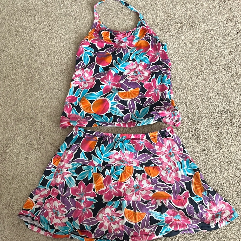 The Children’s Place Matching Tank Top + Skort Bundle. Size 10/12